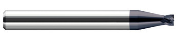 4 FL - 0.1250" (1/8) Cutter DIA x 0.1000" LOC - AlTiN Coated, 771408-C3  HARVEY TOOL  SKU HARTO1-771408-C3