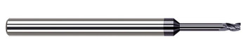 3 FL - 0.0390" (1 mm) Cutter DIA x 0.0590" LOC x 0.2810" (9/32) Reach - AlTiN Coated, 934839-C3  HARVEY TOOL  SKU HARTO1-934839-C3
