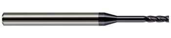4 FL - 0.0310" (1/32) Cutter DIA x 0.0930" (3/32) LOC x 0.2500" (1/4) Reach - AlTiN Coated, 972231-C3  HARVEY TOOL  SKU HARTO1-972231-C3
