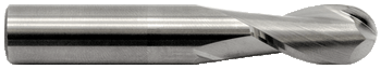 End Mill 3/4" Ball, Carbide, Two Flute, Single End  Michigan Drill  SKU MICDR1-KB92 3/4