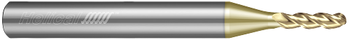 3 FL - Ball - 40° Helix - 0.1250" (1/8) Cutter DIA x 0.2500" (1/4) Shank DIA x 0.3750" (3/8) LOC x 2.0000" (2) OAL  - ZPLUS Coated
