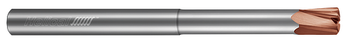 5 FL - Feed Mill - 0.3750" (3/8) Cutter DIA x 0.3750" (3/8) Shank DIA x 0.0300" Radius x 0.3750" (3/8) LOC x 3.0000" (3) OAL x 1.5000" (1-1/2) Reach - TPLUS Coated