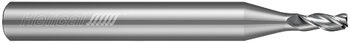 3 FL - Corner Radius - 35° Helix - 3.000 mm Cutter DIA x 6.000 mm Shank DIA x 0.500 mm Radius x 6.000 mm LOC x 63.000 mm OAL  - Uncoated