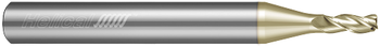 3 FL - Corner Radius - 35° Helix - 4.000 mm Cutter DIA x 6.000 mm Shank DIA x 0.500 mm Radius x 12.000 mm LOC x 63.000 mm OAL  - ZPLUS Coated