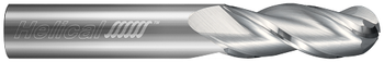 3 FL - Ball - 0.2500" (1/4) Cutter DIA x 0.2500" (1/4) Shank DIA x 0.3750" (3/8) LOC x 2.0000" (2) OAL  - Uncoated