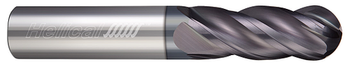4 FL - Ball - 0.5000" (1/2) Cutter DIA x 0.5000" (1/2) Shank DIA x 1.2500" (1-1/4) LOC x 3.0000" (3) OAL - APLUS Coated, 56527W  HELICAL  SKU HELSO1-56527W