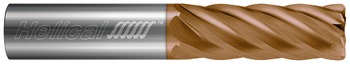 6 FL - Corner Radius - 0.2500" (1/4) Cutter DIA x 0.2500" (1/4) Shank DIA x 0.0200" Radius x 0.5000" (1/2) LOC x 2.5000" (2-1/2) OAL  - TPLUS Coated, 89364