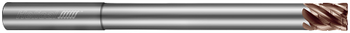 6 FL - Corner Radius - 0.2500" (1/4) Cutter DIA x 0.2500" (1/4) Shank DIA x 0.0200" Radius x 0.3750" (3/8) LOC x 4.0000" (4) OAL x 1.1250" (1-1/8) Reach - TPLUS Coated, 89311