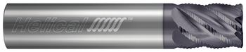 6 FL - Corner Radius - 0.6250" (5/8) Cutter DIA x 0.6250" (5/8) Shank DIA x 0.0600" Radius x 0.7500" (3/4) LOC x 3.0000" (3) OAL - APLUS Coated, 89051  HELICAL  SKU HELSO1-89051
