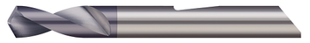 0.0450" Drill DIA x 0.135" Flute Length - 2 FL - AlTiN Coated, QSPD-045-120X