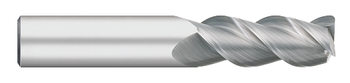 3 FL - 0.1250" (1/8) Cutter DIA x 0.0100" Radius x 0.5000" (1/2) LOC - Uncoated, TC40708  TITAN USA  SKU TITUS1-TC40708