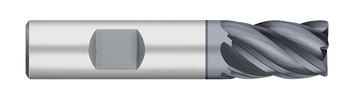 5 FL - 0.6250" (5/8) Cutter DIA x 0.0200" Radius x 0.7500" (3/4) LOC  - ALCRO-Max Coated