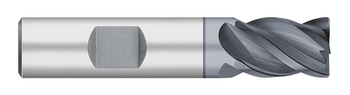 4 FL - 0.6250" (5/8) Cutter DIA x 0.0200" Radius x 0.7500" (3/4) LOC - ALCRO-Max Coated, TC21314  TITAN USA  SKU TITUS1-TC21314