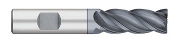 4 FL - 0.7500" (3/4) Cutter DIA x 0.0150" (1/64) Radius x 1.6250" (1-5/8) LOC - ALCRO-Max Coated, TC21317  TITAN USA  SKU TITUS1-TC21317