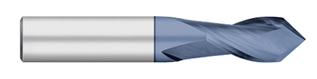 0.4688" Cutter DIA x 0.1406" (9/64) LOC x 90° included - 2 FL - AlTiN Coated