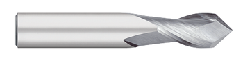 0.4688" Cutter DIA x 0.1406" (9/64) LOC x 90° included - 2 FL - Uncoated
