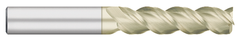 3 FL - 0.3750" (3/8) Cutter DIA x 2.2500" (2-1/4) LOC  - ZrN Coated