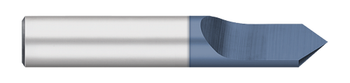 0.1250" (1/8) Shank DIA x 90° included  - 1 FL - AlTiN Coated
