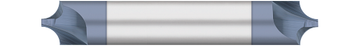 0.0100" Radius x 0.0470" (3/64) Pilot DIA - DE - 2 FL - AlTiN Coated  TITAN USA  SKU TITUS1-TC95391