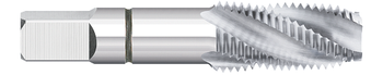 1/4-18 Size x 1.0625" (1-1/16) Thread Length x 0.5625" (9/16) Shank DIA, High Speed Steel - 4 FL - Uncoated  TITAN USA  SKU TITUS1-TT93851