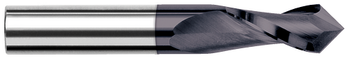 0.0550" (1.4 mm) Cutter DIA x 0.1560" (5/32) LOC x 120Ã‚Â° included - 2 FL - AlTiN Coated Â– HARVEY TOOL Â– SKU HARTO1-12974-C3