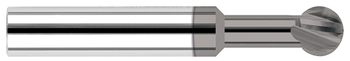 0.1875" (3/16) Cutter DIA x 1.0000" (1) Neck Length x 270Ã‚Â° Wrap Angle - 4 FL - Amorphous Diamond Coated Â– HARVEY TOOL Â– SKU HARTO1-29512-C4