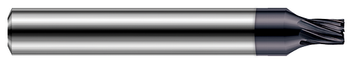 7 FL - 0.0930" (3/32) Cutter DIA x 0.0200" Radius x 0.1400" (9/64) LOC  - AlTiN Nano Coated