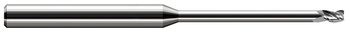 4 FL - 0.0620" Cutter DIA x 0.0050" Radius x 0.0930" (3/32) LOC x 0.7500" (3/4) Reach  HARVEY TOOL  SKU HARTO1-706362