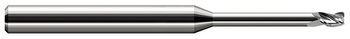 4 FL - 0.0930" (3/32) Cutter DIA x 0.0200" Radius x 0.1390" LOC x 0.7500" (3/4) Reach  HARVEY TOOL  SKU HARTO1-706593