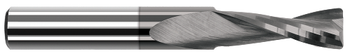 2 FL - 0.1250" (1/8) Cutter DIA x 0.0300" Radius x 0.3750" (3/8) LOC - Amorphous Diamond Coated  HARVEY TOOL  SKU HARTO1-70708-C4