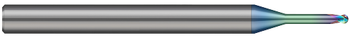 2 FL - 0.800 mm Cutter DIA x 0.600 mm LOC x 6.000 mm Reach - Amorphous Diamond Coated Â– HARVEY TOOL Â– SKU HARTO1-689818-C4