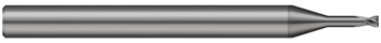 2 FL - 3.000 mm Cutter DIA x 0.300 mm Radius x 3.000 mm LOC x 15.000 mm Reach - CVD Diamond  HARVEY TOOL  SKU HARTO1-685157
