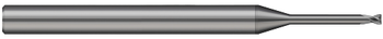 2 FL - 3.000 mm Cutter DIA x 0.500 mm Radius x 3.000 mm LOC x 30.000 mm Reach - CVD Diamond  HARVEY TOOL  SKU HARTO1-684157