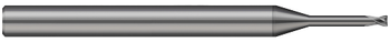 2 FL - 3.000 mm Cutter DIA x 0.300 mm Radius x 3.000 mm LOC x 25.000 mm Reach - CVD Diamond