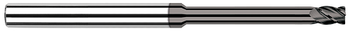 4 FL - 0.0620" (1/16) Cutter DIA x 0.0150" (1/64) Radius x 0.0930" (3/32) LOC x 0.5000" (1/2) Reach - CVD Diamond 9Âµm  HARVEY TOOL  SKU HARTO1-694962