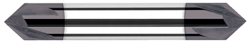 0.1250" (1/8) Shank DIA x 45Â° per side DE- 4 FL - AlTiN Coated  HARVEY TOOL  SKU HARTO1-693545-C3