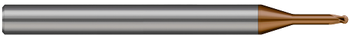 2 FL - 4.000 mm Cutter DIA x 3.200 mm LOC x 25.000 mm Reach - Ti Hard Nano Coated Â– HARVEY TOOL Â– SKU HARTO1-687361-C12