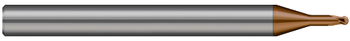2 FL - 2.000 mm Cutter DIA x 1.500 mm LOC x 8.000 mm Reach - Ti Hard Nano Coated Â– HARVEY TOOL Â– SKU HARTO1-687545-C12