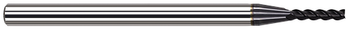 3 FL - 0.0620" (1/16) Cutter DIA x 0.0150" (1/64) Radius x 0.2500" (1/4) LOC - AlTiN Nano Coated Â– HARVEY TOOL Â– SKU HARTO1-696162-C6