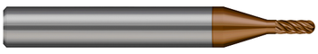6 FL - 0.1870" (3/16) Cutter DIA x 0.5700" LOC - Ti-Nano Coated  HARVEY TOOL  SKU HARTO1-696812-C10