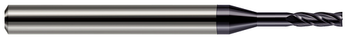 4 FL - 0.1180" (3 mm) Cutter DIA x 0.3540" LOC x 0.7350" Reach - AlTiN Coated  HARVEY TOOL  SKU HARTO1-802505-C3