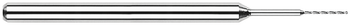 0.0118" (.3 mm) Drill DIA x 0.0800" Flute Length - 2 FL