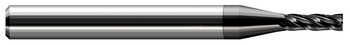 3 FL - 0.1562" (5/32) Cutter DIA x 0.5620" (9/16) LOC - Amorphous Diamond Coated  HARVEY TOOL  SKU HARTO1-836410-C4