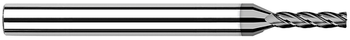 4 FL - 0.2500" (1/4) Cutter DIA x 0.0150" (1/64) Radius x 1.2500" (1-1/4) LOC - CVD Diamond 9Âµm  HARVEY TOOL  SKU HARTO1-855216