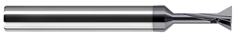 0.3750" (3/8) Cutter DIA x 0.0050" Radius x 0.2500" (1/4) Neck Length x 90° included - 3 FL - AlTiN Coated