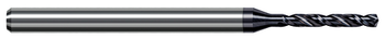 1.524 mm Drill DIA x 10.500 mm Flute Length - 2 FL - AlTiN Nano Coated  HARVEY TOOL  SKU HARTO1-BGN0600-C6