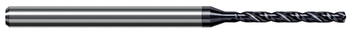 1.270 mm Drill DIA x 15.000 mm Flute Length - 2 FL - AlTiN Nano Coated  HARVEY TOOL  SKU HARTO1-DXT0500-C6