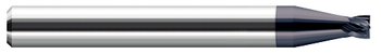 4 FL - 0.0550" (1.4 mm) Cutter DIA x 0.0440" LOC - AlTiN Coated, 771355-C3  HARVEY TOOL  SKU HARTO1-771355-C3