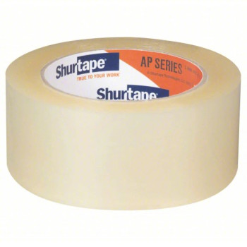 Shurtape AP 180 clear acrylic packaging tape, 48 mm x 100 m, 6-roll pack