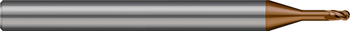 4 FL - 0.0937" (3/32) Cutter DIA x 0.0740" LOC x 0.5000" (1/2) Reach - Ti Hard Nano Coated, 675293-C12